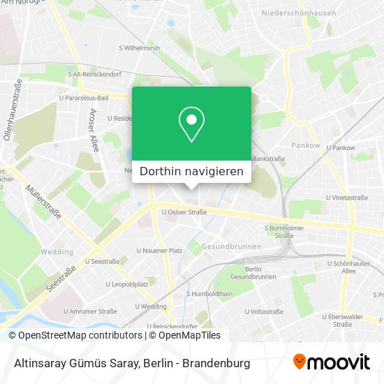 Altinsaray Gümüs Saray Karte