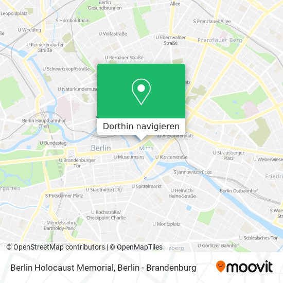 Berlin Holocaust Memorial Karte
