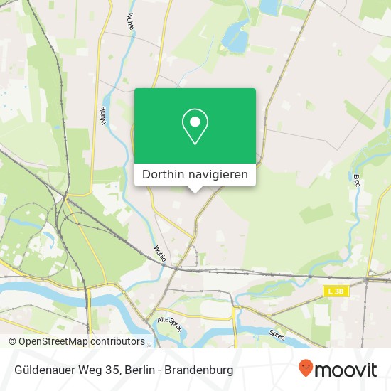 Güldenauer Weg 35, Köpenick, 12555 Berlin Karte