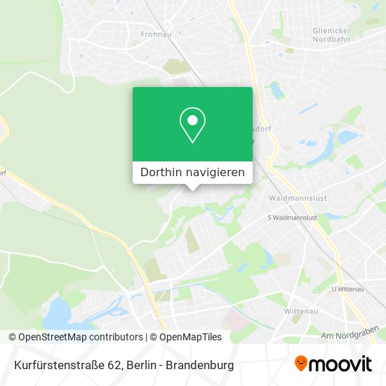 Kurfürstenstraße 62 Karte