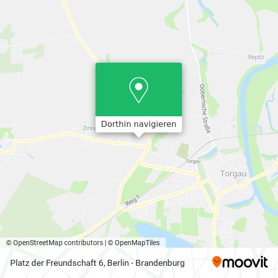 Platz der Freundschaft 6 Karte