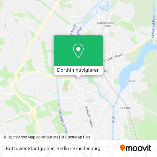 Bötzower Stadtgraben Karte