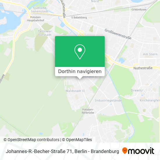Johannes-R.-Becher-Straße 71 Karte