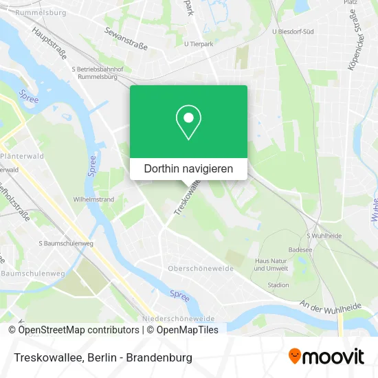 Treskowallee Karte