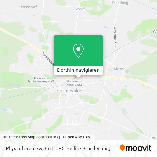 Physiotherapie & Studio P5 Karte