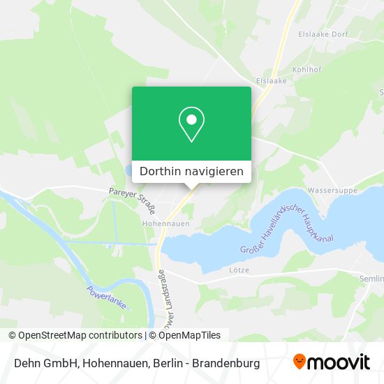Dehn GmbH, Hohennauen Karte