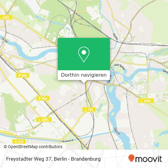 Freystadter Weg 37, Adlershof, 12489 Berlin Karte