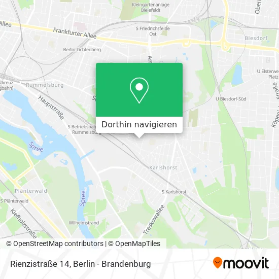 Rienzistraße 14 Karte