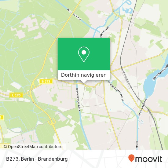 B273, 16515 Oranienburg Karte
