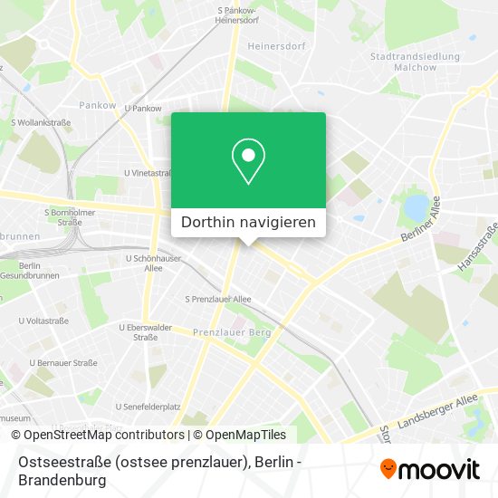 Ostseestraße (ostsee prenzlauer) Karte