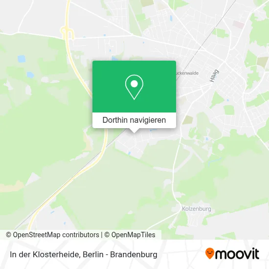 In der Klosterheide Karte