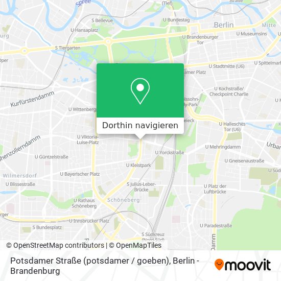 Potsdamer Straße (potsdamer / goeben) Karte