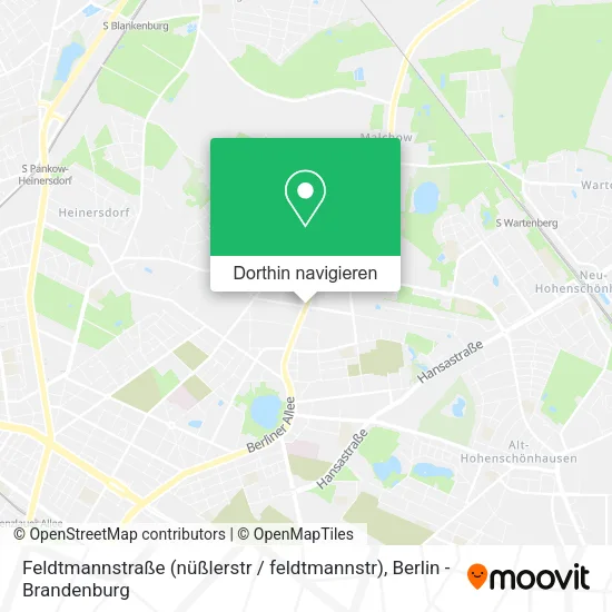Feldtmannstraße (nüßlerstr / feldtmannstr) Karte