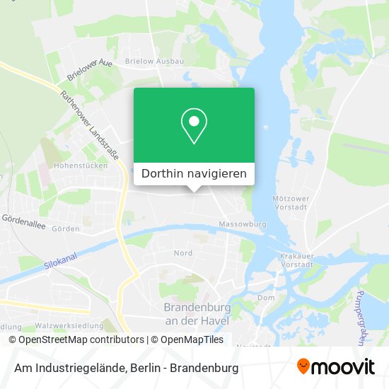 Am Industriegelände Karte