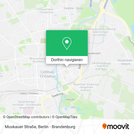 Muskauer Straße Karte