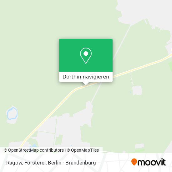 Ragow, Försterei Karte
