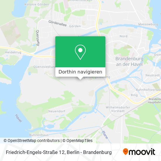 Friedrich-Engels-Straße 12 Karte