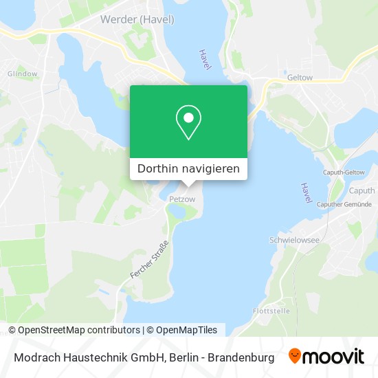 Modrach Haustechnik GmbH Karte