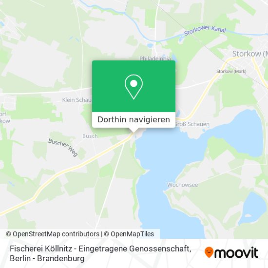 Fischerei Köllnitz - Eingetragene Genossenschaft Karte