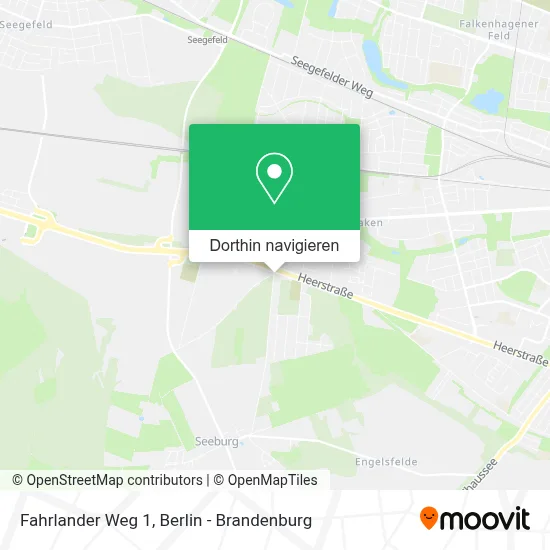 Fahrlander Weg 1 Karte