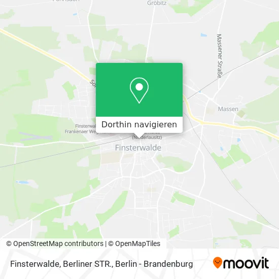 Finsterwalde, Berliner STR. Karte