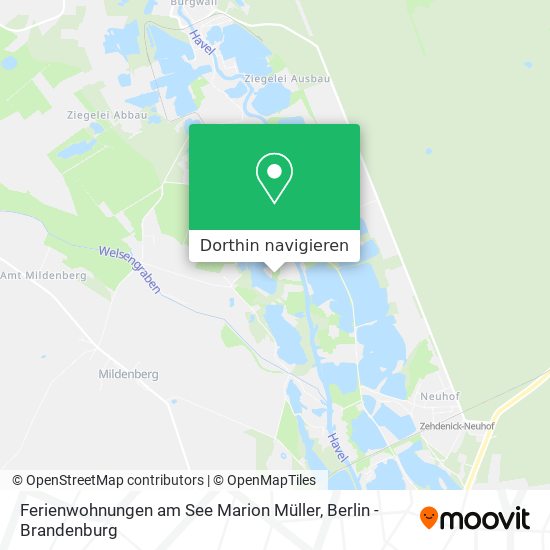 Ferienwohnungen am See Marion Müller Karte