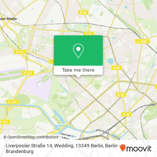 Liverpooler Straße 14, Wedding, 13349 Berlin Karte