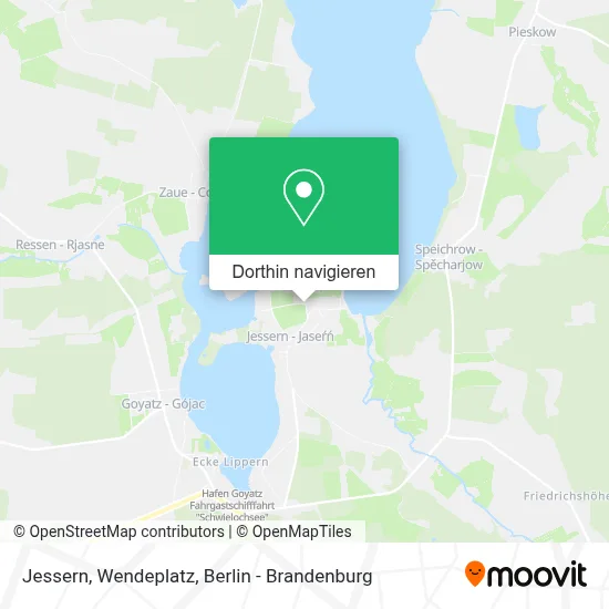 Jessern, Wendeplatz Karte