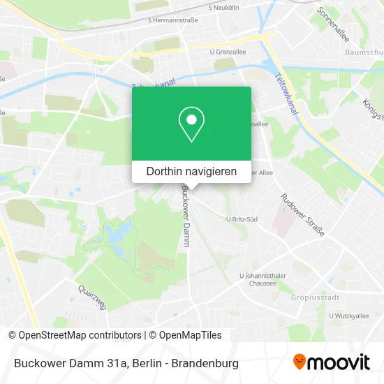 Buckower Damm 31a Karte