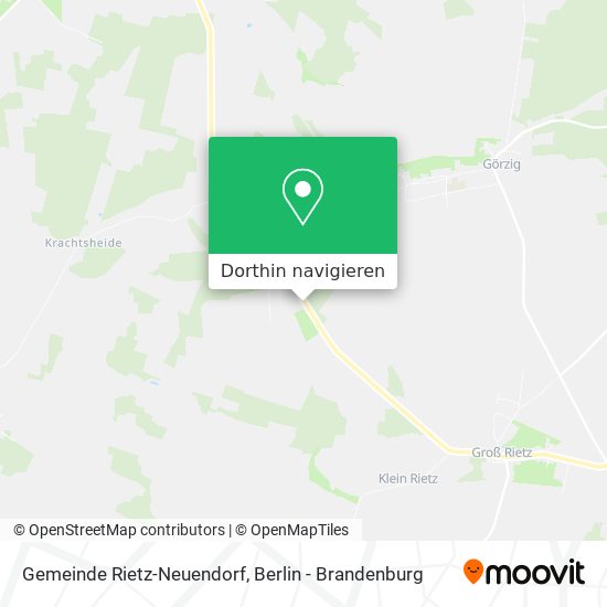 Gemeinde Rietz-Neuendorf Karte