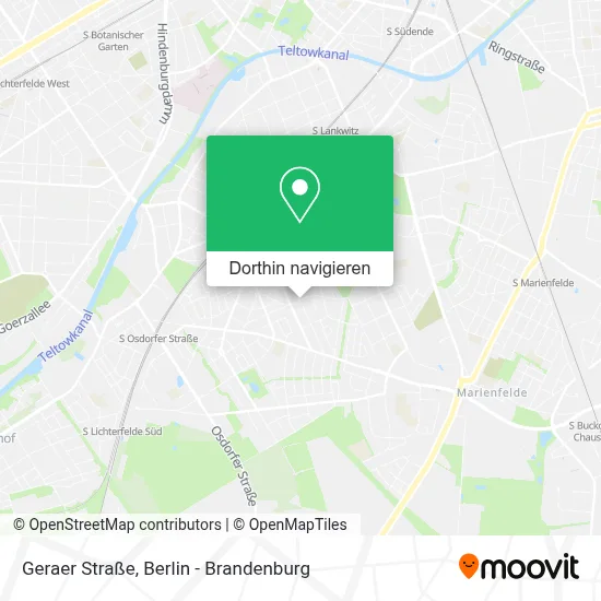 Geraer Straße Karte