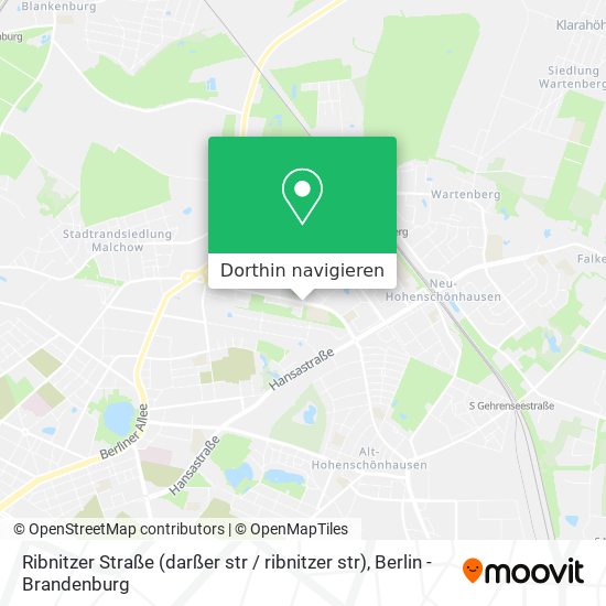 Ribnitzer Straße (darßer str / ribnitzer str) Karte