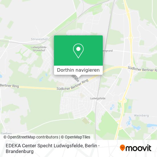 EDEKA Center Specht Ludwigsfelde Karte