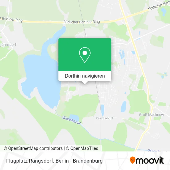 Flugplatz Rangsdorf Karte