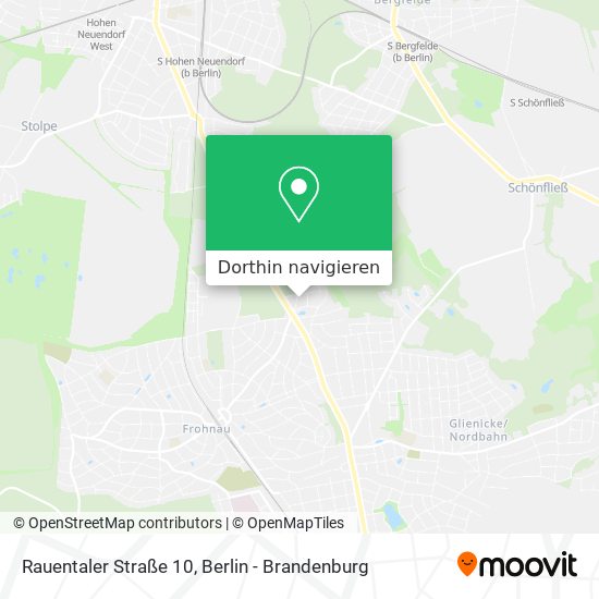 Rauentaler Straße 10 Karte