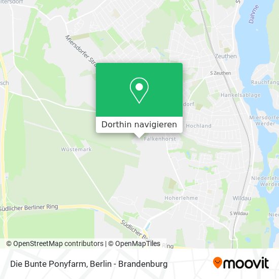 Die Bunte Ponyfarm Karte