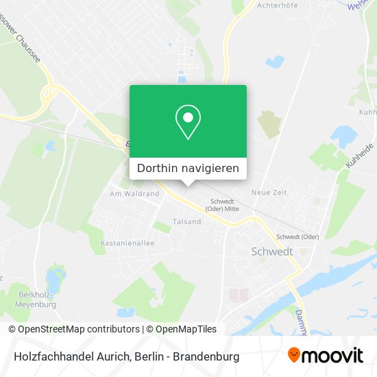 Holzfachhandel Aurich Karte