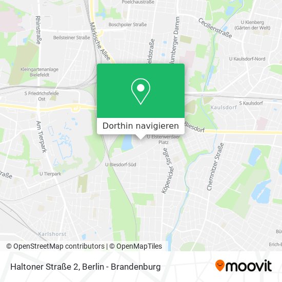 Haltoner Straße 2 Karte