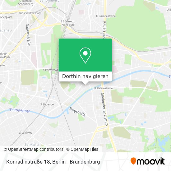 Konradinstraße 18 Karte