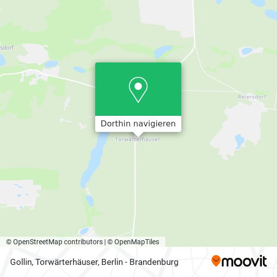 Gollin, Torwärterhäuser Karte
