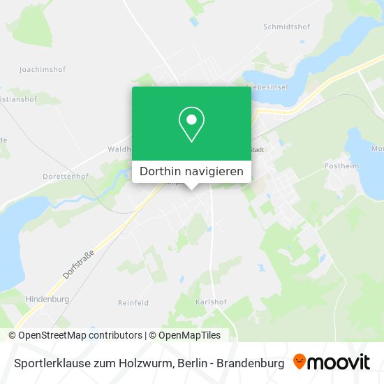 Sportlerklause zum Holzwurm Karte