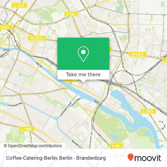 Coffee-Catering-Berlin, Danneckerstraße Karte