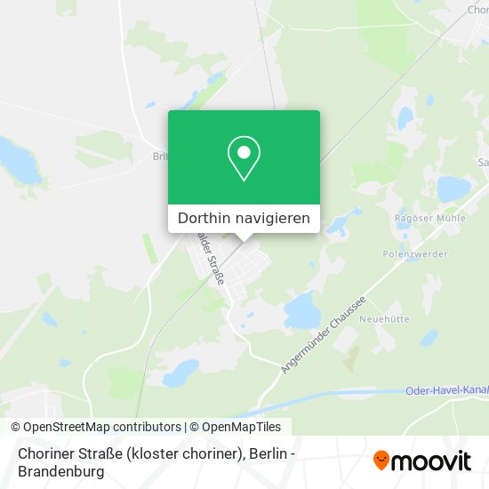 Choriner Straße (kloster choriner) Karte