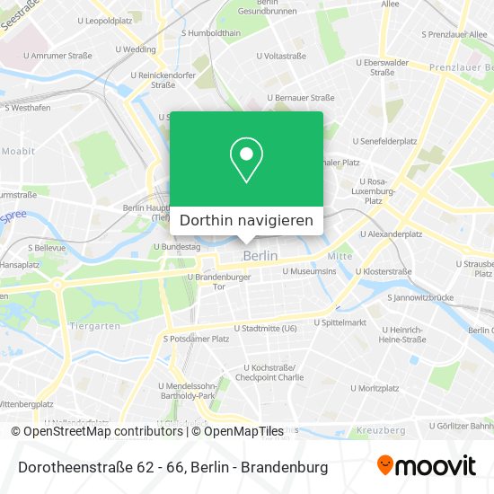 Dorotheenstraße 62 - 66 Karte