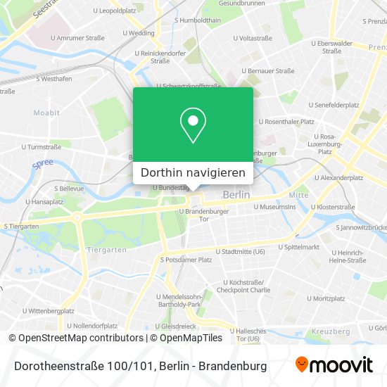 Dorotheenstraße 100/101 Karte