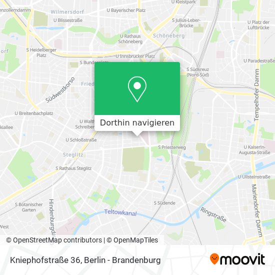 Kniephofstraße 36 Karte