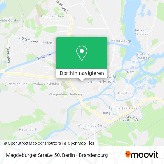 Magdeburger Straße 50 Karte