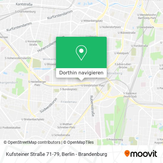 Kufsteiner Straße 71-79 Karte