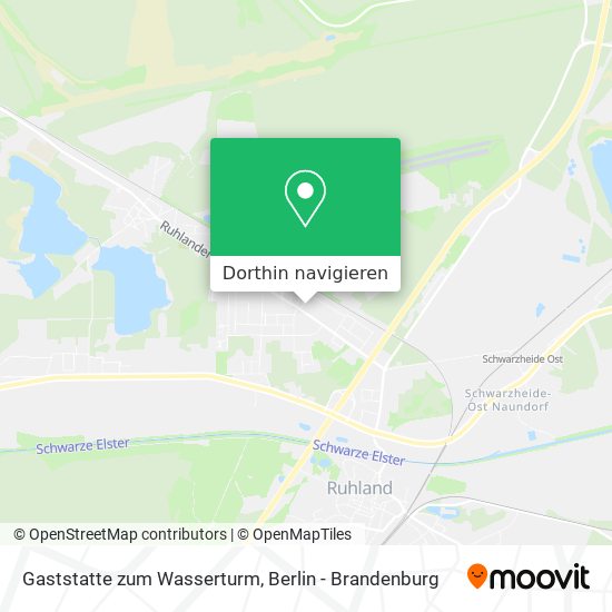 Gaststatte zum Wasserturm Karte