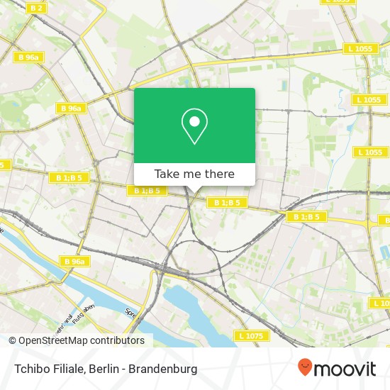 Tchibo Filiale, Möllendorffstraße Lichtenberg, 10367 Berlin Karte